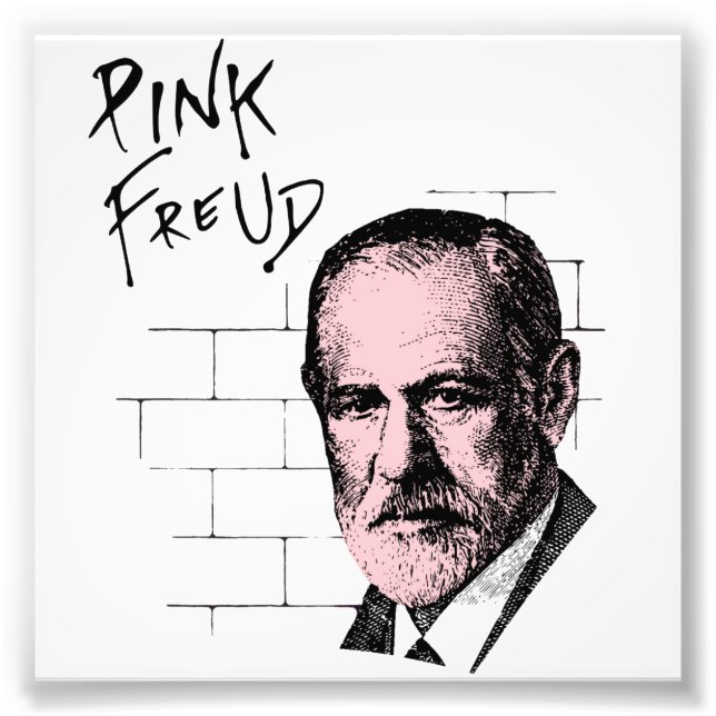 Pink Freud Sigmund Freud Fotodruck (Vorne)