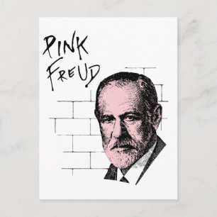 Pink Freud Sigmund Freud Postkarte