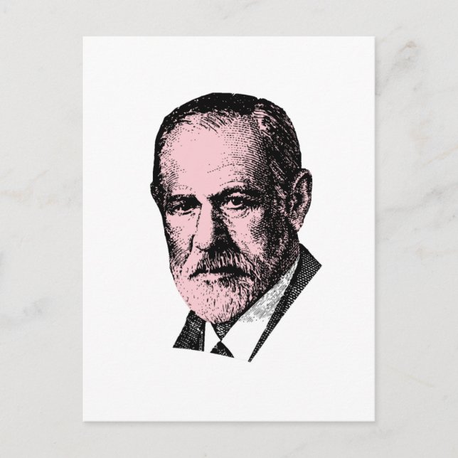 Pink Freud Sigmund Freud Postkarte (Vorderseite)