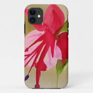 Pink Fuchsia Pop Kunst Aquarell Blume Case-Mate iPhone Hülle