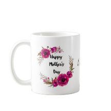 Pink Fuchsia Poppies Beste Mama - Muttertag