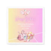 Pink Fun Pickleball 30. Geburtstag Party