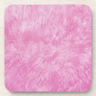 Pink Fur Frenzy Getränkeuntersetzer