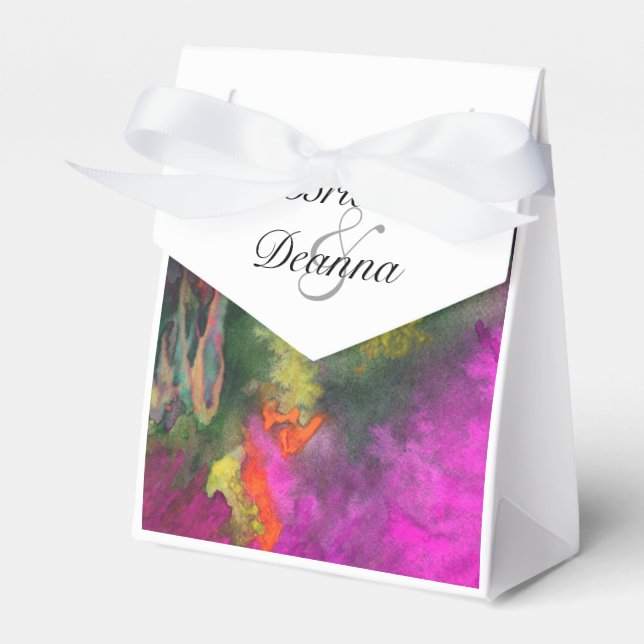 Pink Fusion Gefallen Geschenkschachtel (Vorderseite)