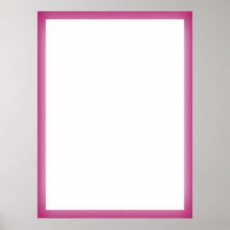 PINK FUZZY BORDER POSTER