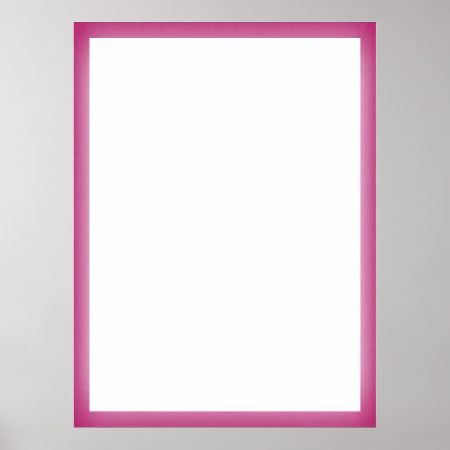 PINK FUZZY BORDER POSTER (Vorne)