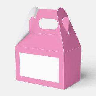 Pink Gable Favor Geschenkschachtel