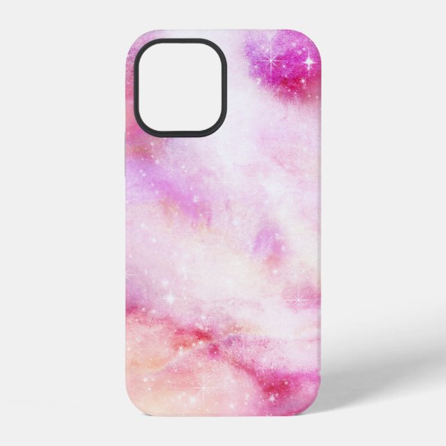 Pink Galaxy iPhone Hülle (Rückseite)