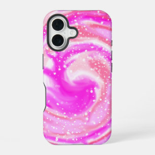 Pink Galaxy Swirl iPhone-Hülle iPhone 16 Hülle