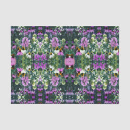 Pink Garden Phlox Landschaft mit Kone-Blume Seidenpapier