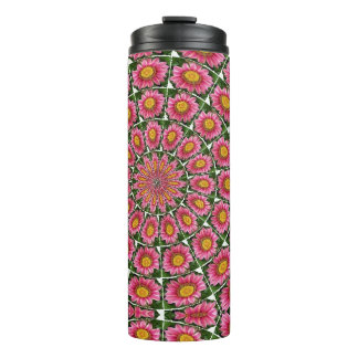 Pink Gazania Thermal Tumbler Thermosbecher