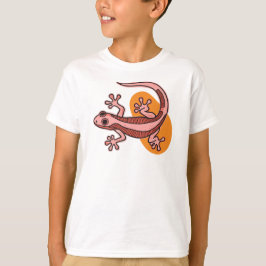 Pink Gecko Kids T-Shirt – Cute Colorful Lizard Tee