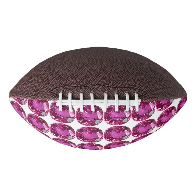 Pink Gem Muster Football (Vorderseite)