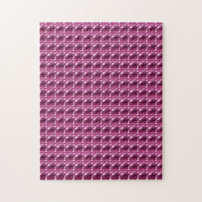 Pink Gemstone Muster Puzzle (Vertikal)