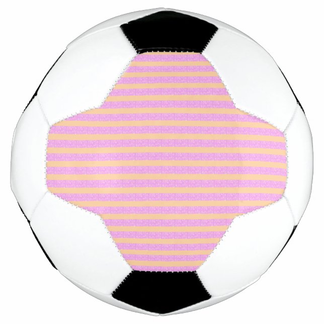 Pink Geometric  Fußball (Vorderseite)