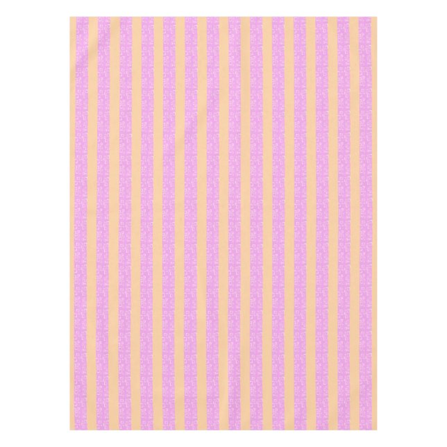 Pink Geometric  Tischdecke (Vorderseite)