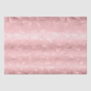 Pink Geometric Triangle Glam Bling Trendy Stilvoll Seidenpapier