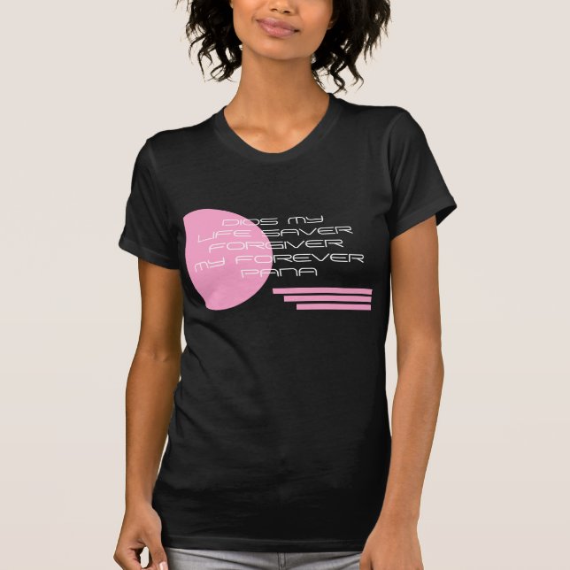 Pink Geometrie-Glaubenssymbol Jesus Christliche Um T-Shirt (Vorderseite)