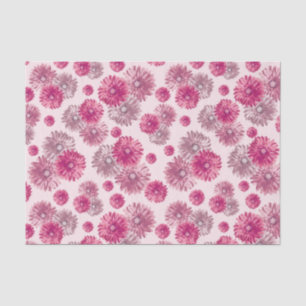 Pink Gerbera Daisies Blumengeschenksack Füller Seidenpapier