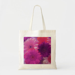Pink Gerbera Daisy Blume Tragetaschen