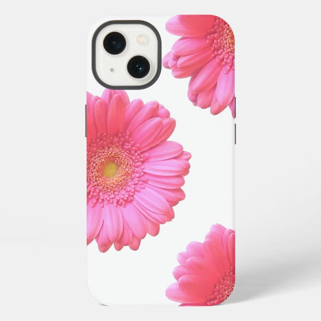 Pink gerbera daisy Case-Mate iPhone Case Hülle (Rückseite)