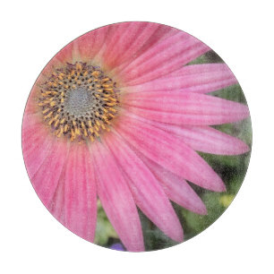Pink Gerbera Daisy Cutting Board Schneidebrett