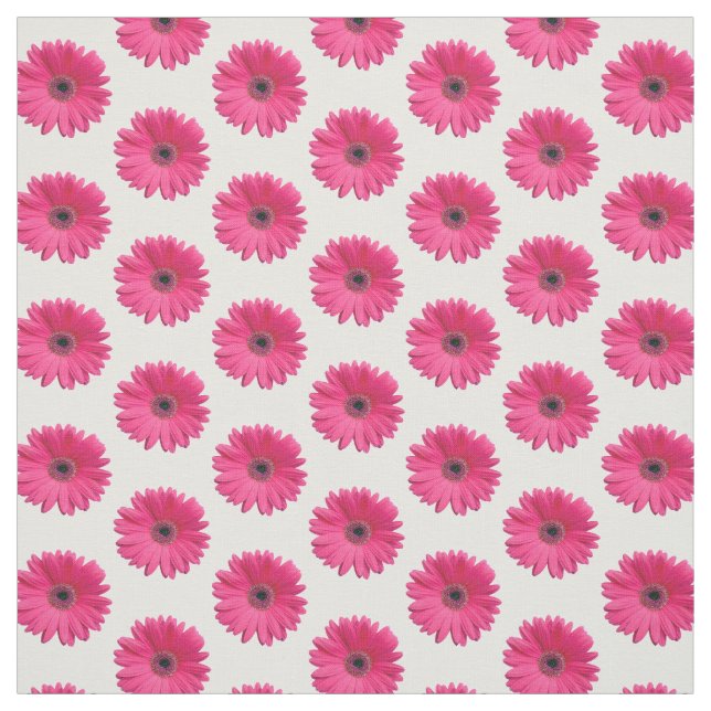 Pink Gerbera Daisy Gerber Daisy Blume Floral Stoff (Muster)