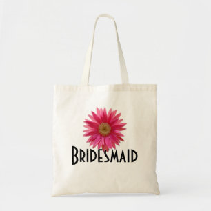 Pink Gerbera Daisy / Wedding Tragetasche