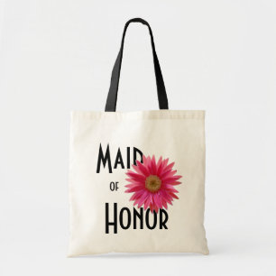 Pink Gerbera Daisy / Wedding Tragetasche