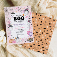 Pink Ghost Halloween Boo Girl Baby Dusche