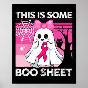 Pink Ghost Halloween Kostüm Das ist ein Boo Shee Poster