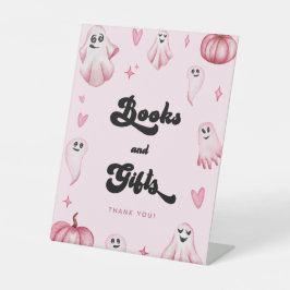 Pink Ghost Little Boo Baby Duschbücher Geschenke S Sockelschild