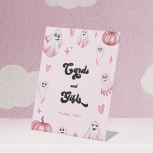Pink Ghost Little Boo Baby Duschkarten Geschenke S Sockelschild