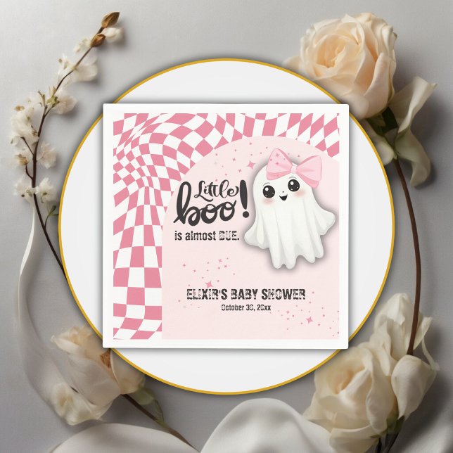 Pink Ghost Little Boo ist fast die richtige Baby D Serviette (Von Creator hochgeladen)