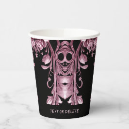 Pink Ghost Paper Cups Pappbecher