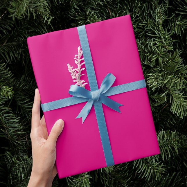 Pink Gift Wrap , Designer Gift Wrap,  Bright Solid Geschenkpapier (Von Creator hochgeladen)