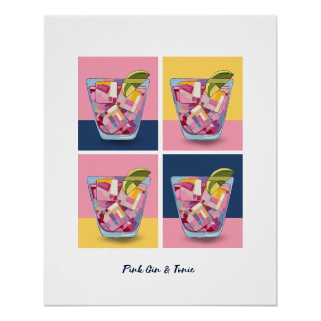 PINK GIN & TONIC 5 POSTER (Vorderseite)