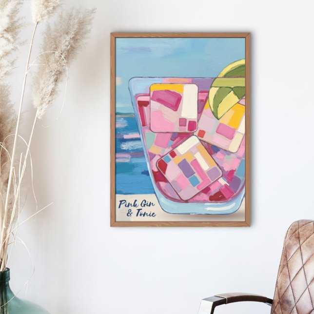 PINK GIN & TONIC POSTER (Von Creator hochgeladen)