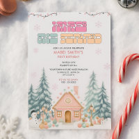 Pink GingerBread Winter Onederland 1. Geburtstag