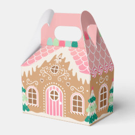 Pink Gingerbrot House Gevor Box Geschenkschachtel