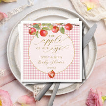 Pink Gingham der Apfel unseres Augenfallenduschers