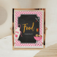 Pink Gingham GRILLEN Baby Showfood