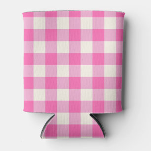 Pink Gingham Kariert Cotattcore Dosenkühler