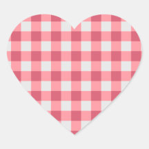Pink Gingham Sticker - Gemütliche und Niedliche Vi
