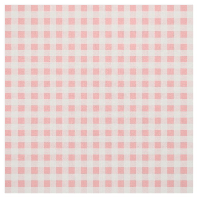 Pink Gingham Stoff (Muster)