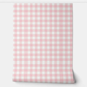 Pink Gingham Tapete