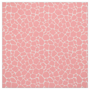 Pink Giraffe Fabric Stoff