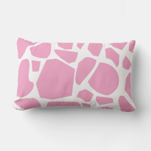 Pink Giraffe Lumbar Kissen