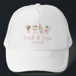 Pink Girl Bachelorette Wochenende Chic Truckerkappe<br><div class="desc">Pink Girly Bachelorette Wochenende pink mädchenhaft Bachelorette stilvolles Design. Schöne,  klassische Illustrationen,  Teil einer Sammlung.</div>