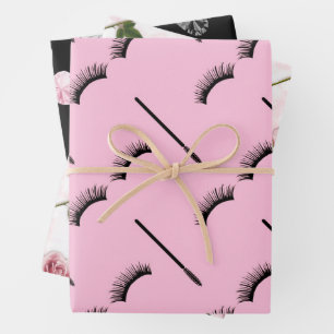 Pink Girl Boss Geschenkpapier Set